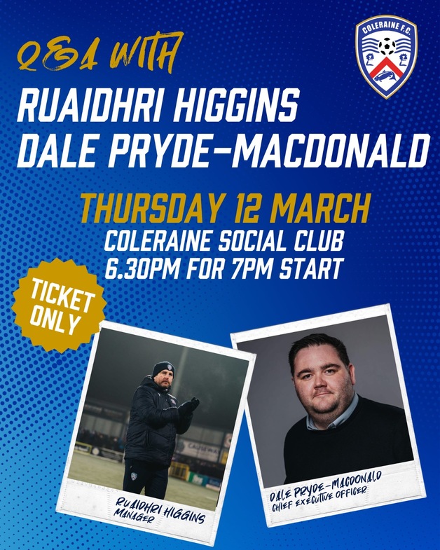 Event image Q&A WITH RUAIDHRI HIGGINS & DALE PRYDE - MacDONALD