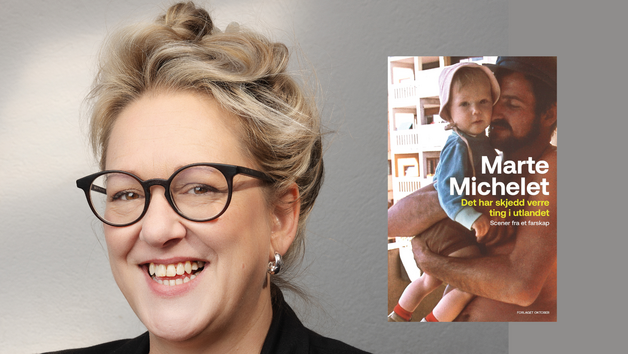Event image Forfatterbesøk: Marte Michelet - Det har skjedd verre ting i utlandet - Scener fra et farskap