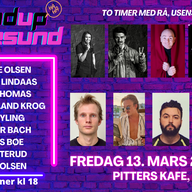 Event image Latterverket på Pitters, Fredag 13.03.2026