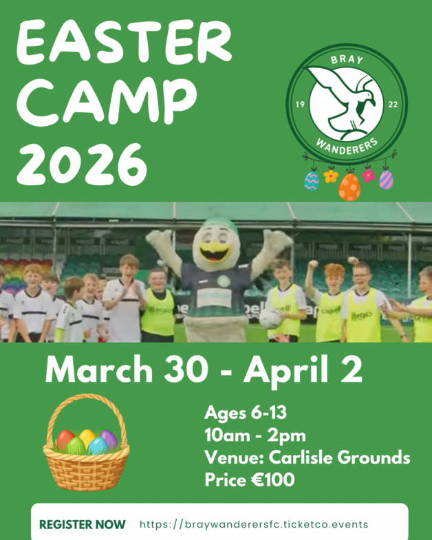 Event image Bray Wanderers FC Easter Camp