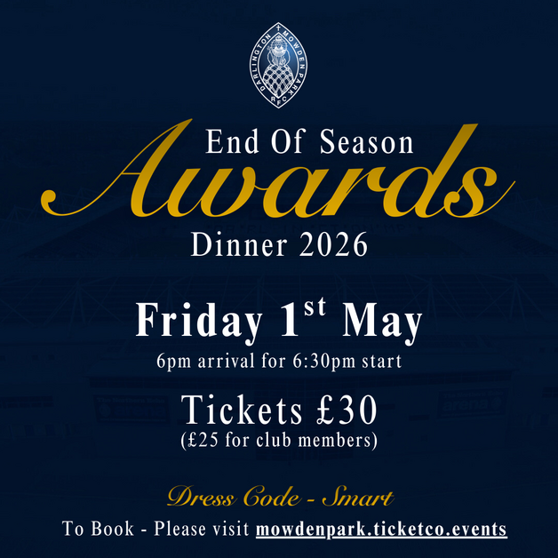 Event image End of Season Awards Dinner 2026