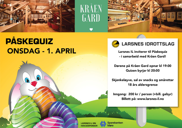 Event image Påskequiz-2026 Kråen gard