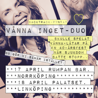 Event image VÅNNA INGET - DUO live på Rumpan Rockbar!