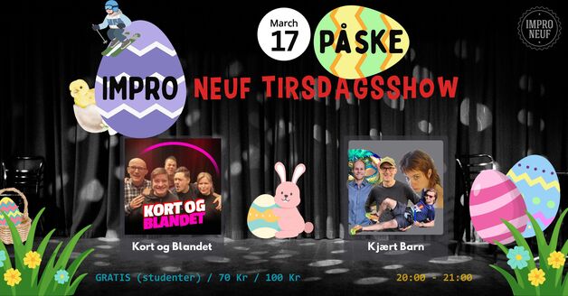 Event image *PÅSKESHOW* Tirsdag 17.03.2026