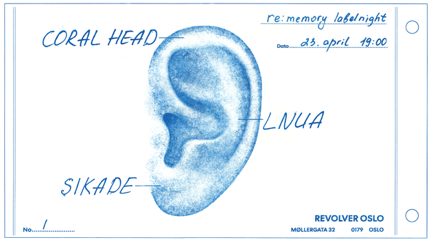 Event image Re:Memory pres.: Coral Head // LNUA // Sikade // Revlver