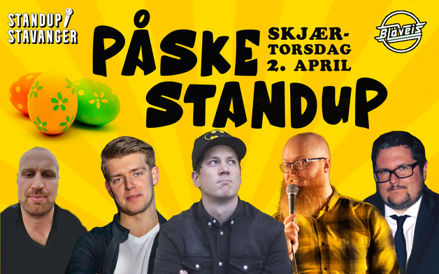 Event image PåskeStandup på Blåveis - 2. april