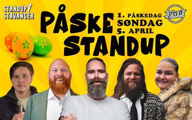 Event image PåskeStandup på Blåveis - 5. april