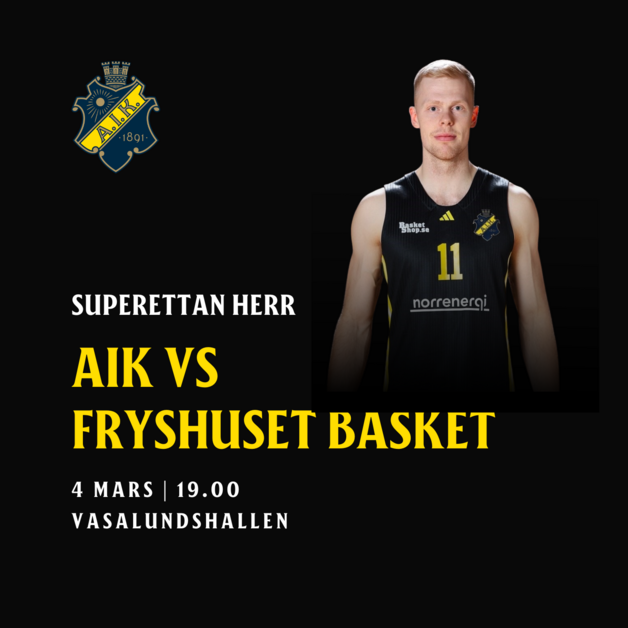 Event image SEH: AIK vs. Fryshuset