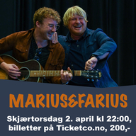 Event image MariusogFarius på Mandelhuset skjærtorsdag