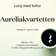 Event image Lunsj med kultur: Aureliakvartetten