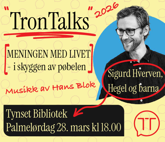 Event image Meningen med livet - Sigurd Hverven, Hegel og Barna