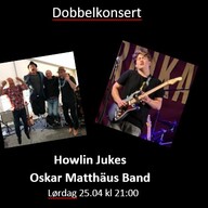 Event image Bjørgvin Bluesklubb - Dobbelkonsert med Oskar Matthäus Band og Howlin' Jukes