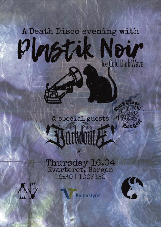 Event image PLASTIK NOIR + DARKDOME // BERGEN REALISTFORENING // KVARTERET