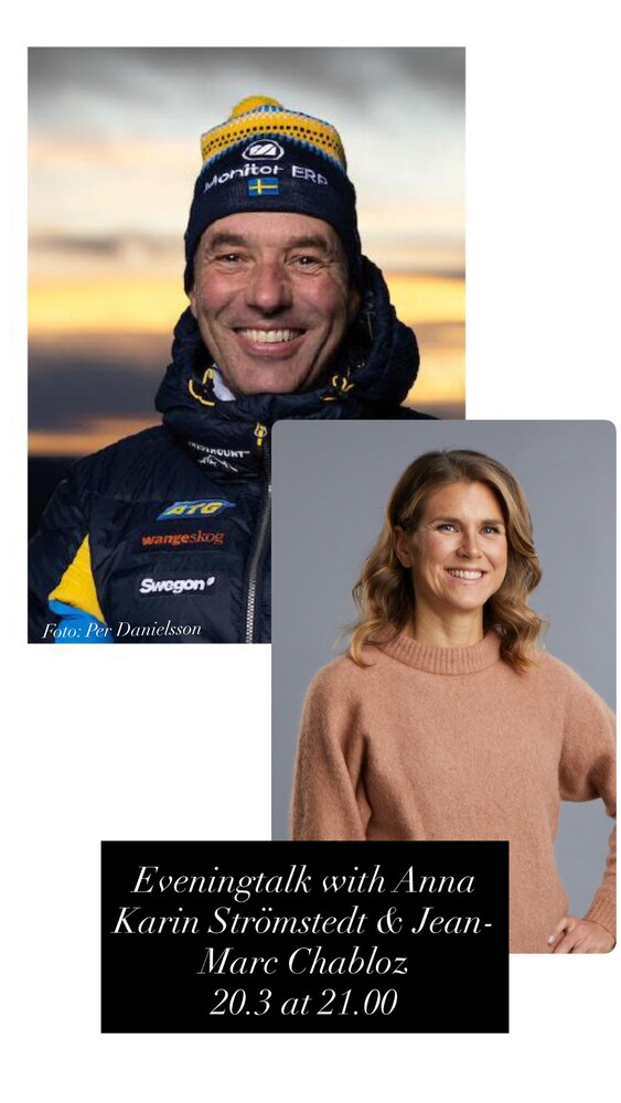 Event image Open Evening talk with Anna Karin Strömstedt & Jean-Marc Chabloz 