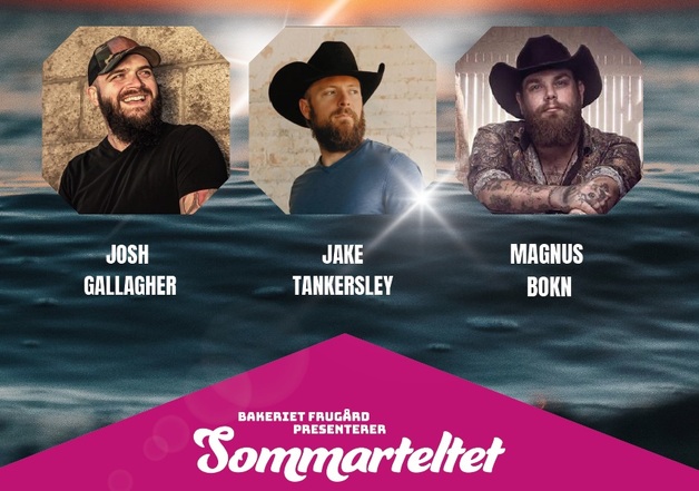 Event image Country Music Fest m/ Josh Gallagher, Jake Tankersley og Magnus Bokn / Sommarteltet 2026 