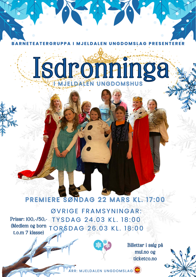 Event image Isdronninga 24/3 kl 18:00