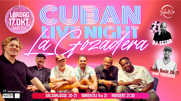 Event image Cuban Live Night 17.10 La Gozadera // Skatten Oslo