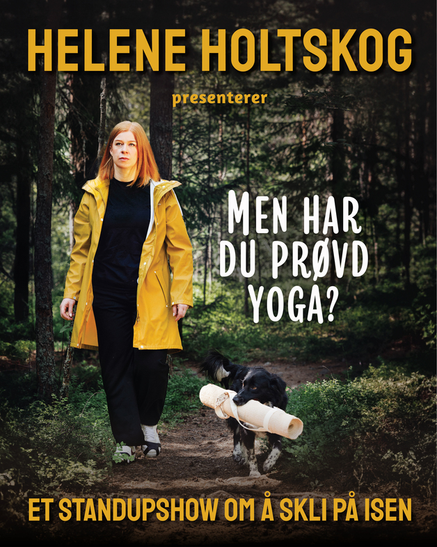 Event image Helene Holtskog presenterer MEN HAR DU PRØVD YOGA?