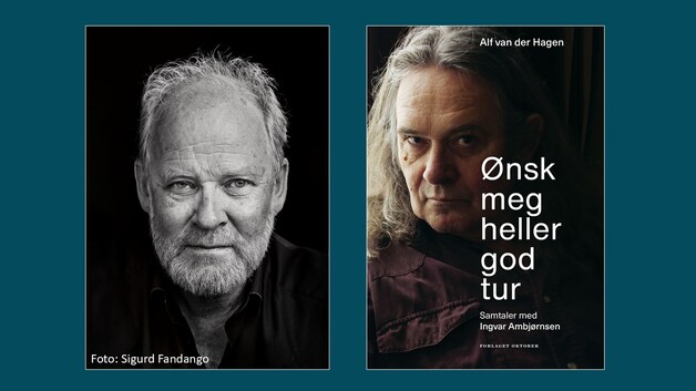 Event image Forfattermøte: Alf van der Hagen om Ingvar Ambjørnsen // Sande bibliotek