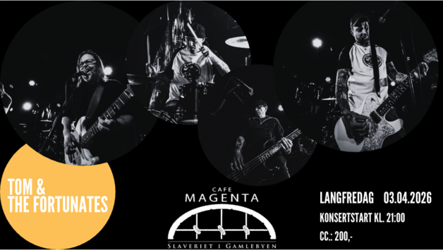Event image Tom & The Fortunates - påsken 2026