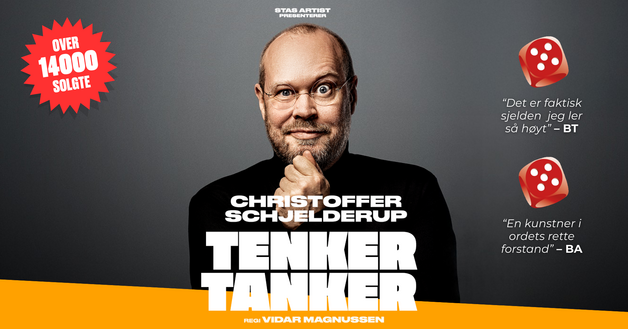 Event image  Christoffer Schjelderup – Tenker Tanker / Sommarteltet 2026