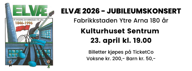 Event image ELVÆ 2026 - Jubileumskonsert 