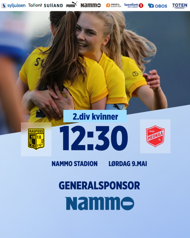 Event image Raufoss - Medkila 2.div kvinner Runde 5