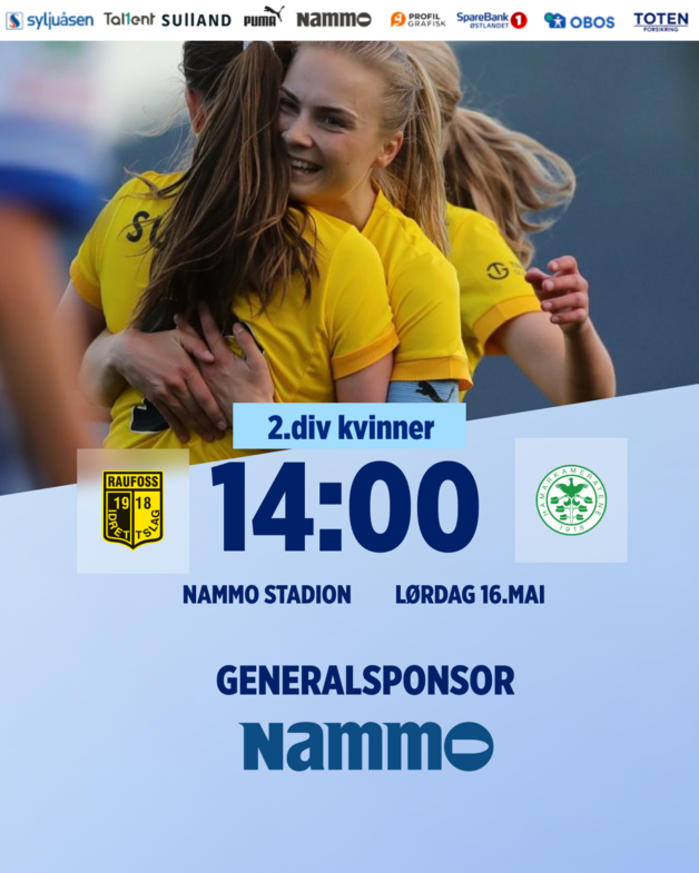 Event image Raufoss - HamKam 2.div kvinner Runde 6