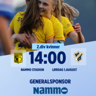 Event image Raufoss - Stabæk 2 2.div kvinner Runde 12