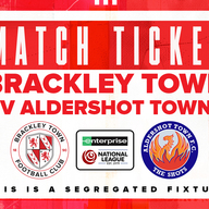 Event image Brackley Town FC v Aldershot Town FC – Enterprise National League – Saturday 18th April 2026 - KO 3pm