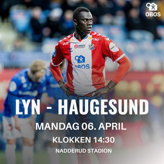 Event image OBOS-Ligaen: Lyn - Haugesund