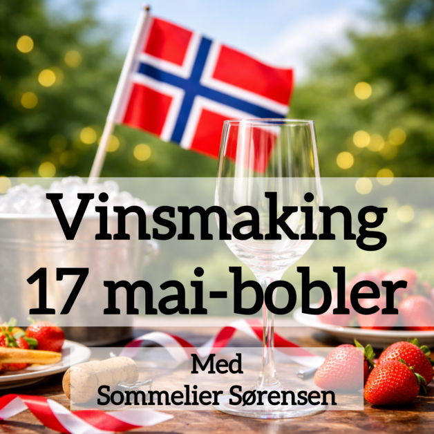 Event image Vinsmaking – 17. mai-bobler - Fana Kulturhus