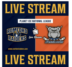 Event image **LIVE STREAM** Romford Raiders vs Sheffield Steeldogs | Sunday 12th April 2026 | 17:15 Face Off - PLAYOFFS
