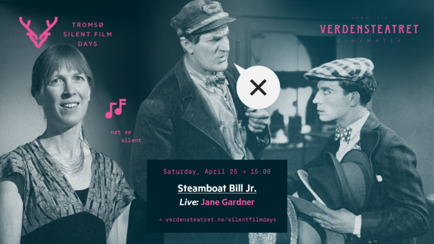Event image STEAMBOAT BILL JR. / Live: Jane Gardner