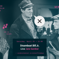 Event image STEAMBOAT BILL JR. / Live: Jane Gardner
