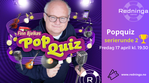 Event image Fin Bjelkes Pop Quiz- Serierunde 2