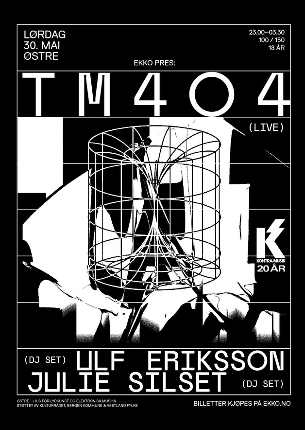 Event image Ekko pres: TM404, Ulf Eriksson og Julie Silset 