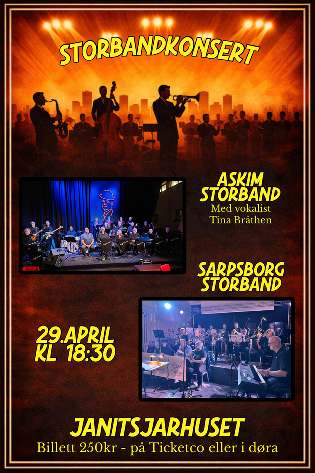 Event image Storbandkonsert med Askim Storband og Sarpsborg storband