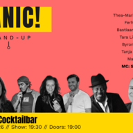 Event image PANIC! Stand Up @ Nedre Løkka Cocktailbar