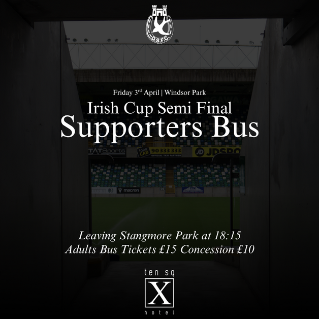 Event image Dungannon Swifts vs Cliftonville BUS TICKET