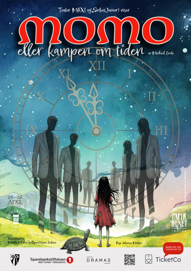 Event image MOMO - eller kampen om tiden | premiere fredag 24. april, klokken 18.00 