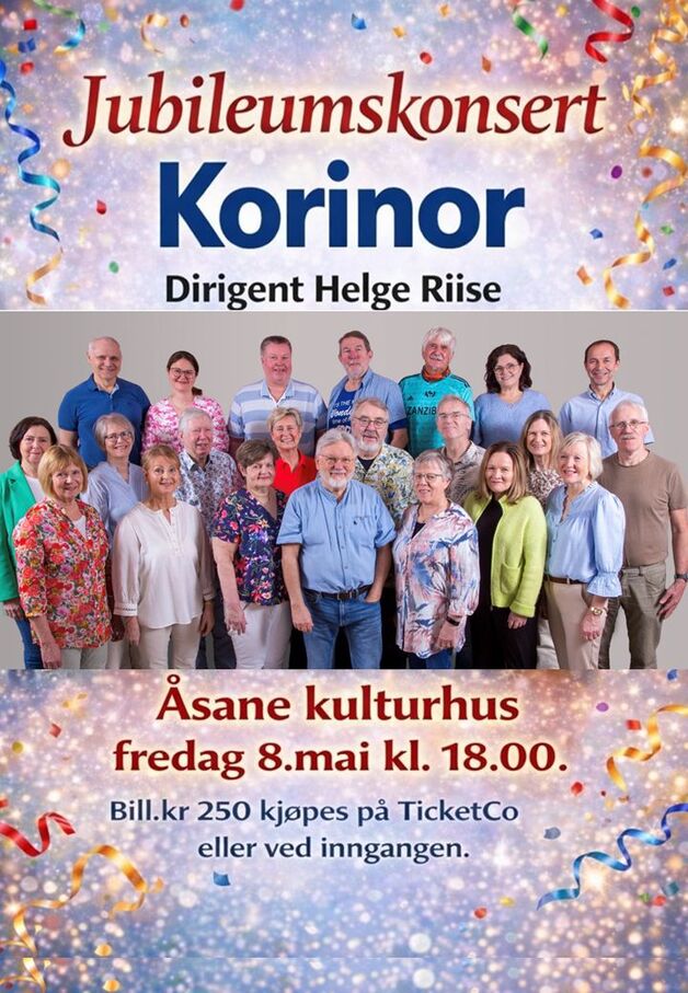 Event image Jubileumskonsert Korinor