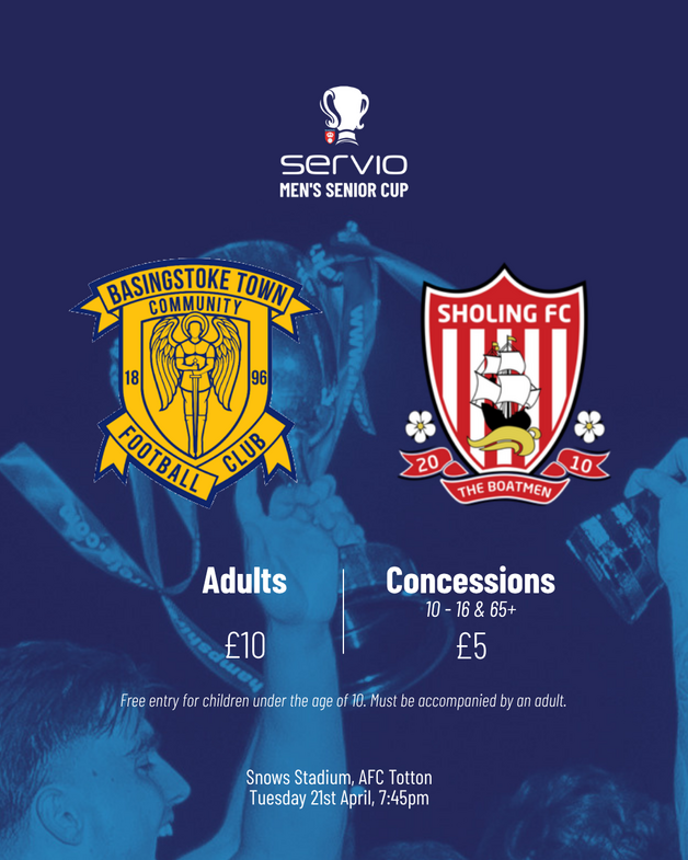 Event image Men's Senior Cup Final Basingstoke Town FC v Sholing FC