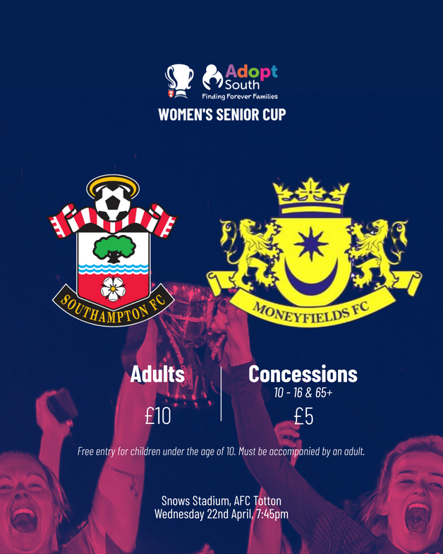 Event image Women's Senior Cup Southampton FC v Moneyfields FC