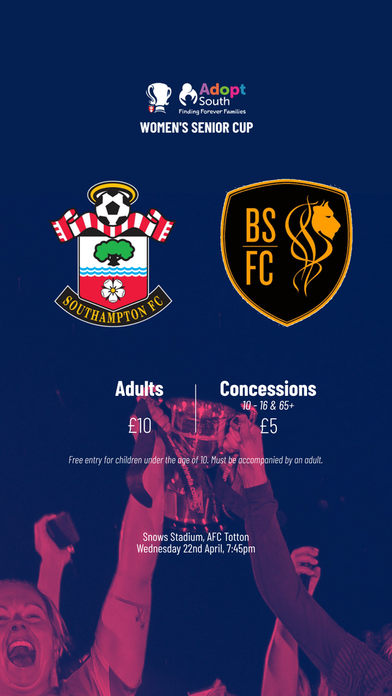 Event image Women's Senior Cup Southampton FC v BS FC