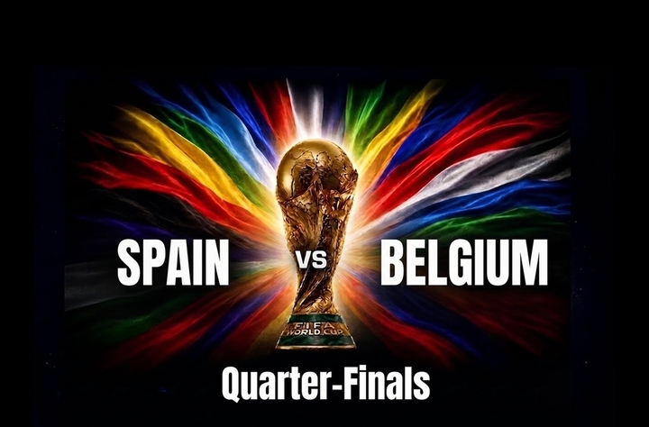 Event image Kvartfinale 10. juli kvartfinale Spania vs. Belgia
