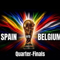 Event image Kvartfinale 10. juli kvartfinale Spania vs. Belgia