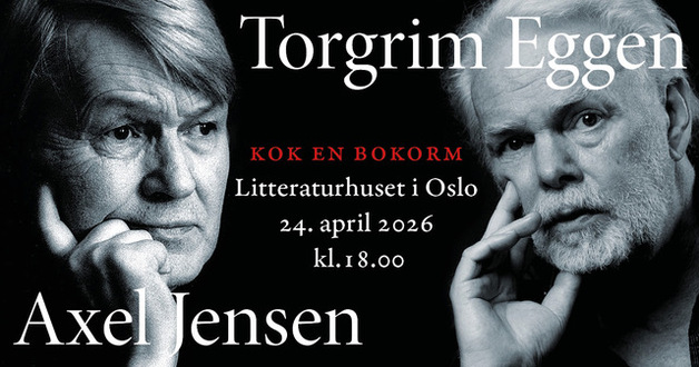 Event image Kok en bokorm "Axel Jensen" med Torgrim Eggen ved roret