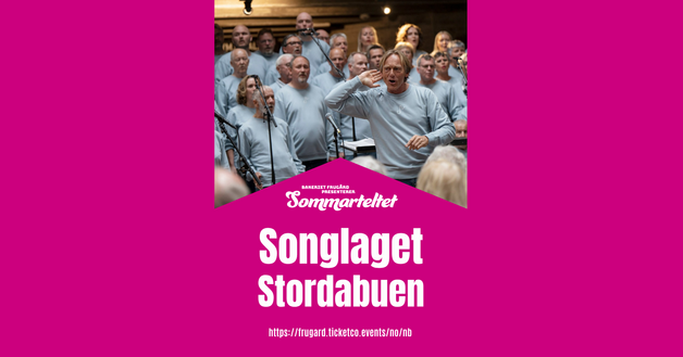 Event image Sommarkonsert i teltet med Songlaget Stordabuen
