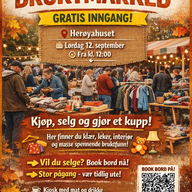 Event image Høst bruktmarked på Herøyahuset 